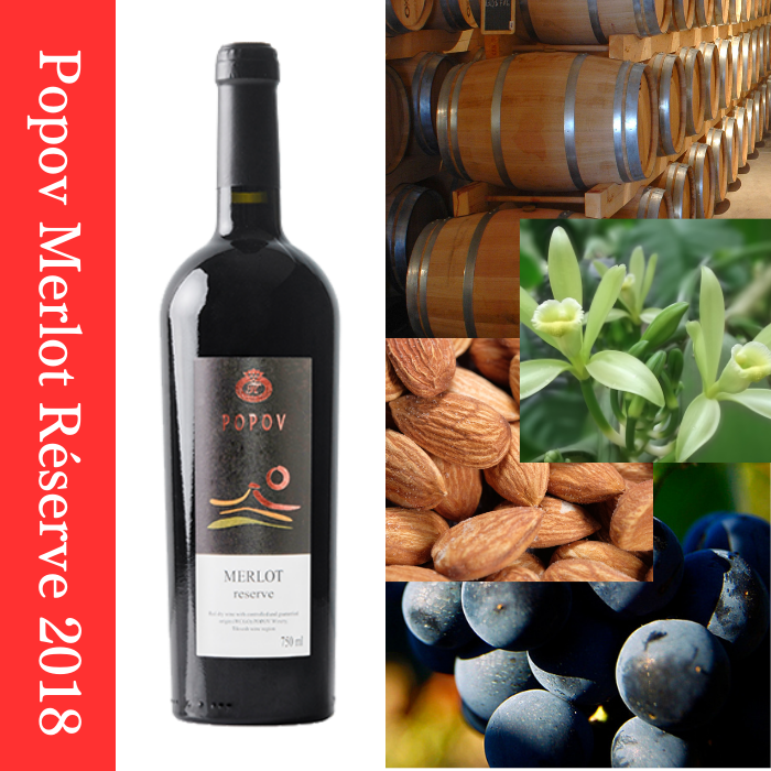 Popov Merlot Réserve 2018 ポポフ メルロー レゼルヴ 2018